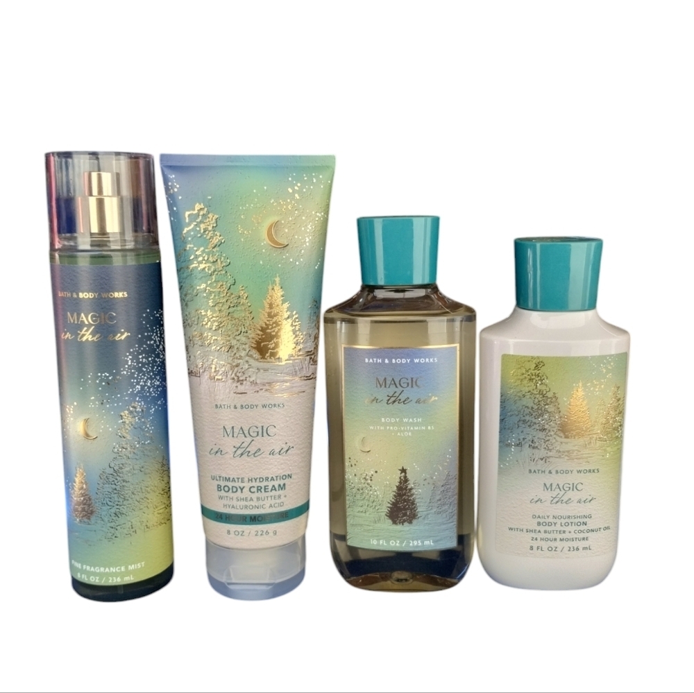 Bath and Body Works DISCONTINUED 4pcs MAGIC in the Air Almond, Persimmon, Iris,
